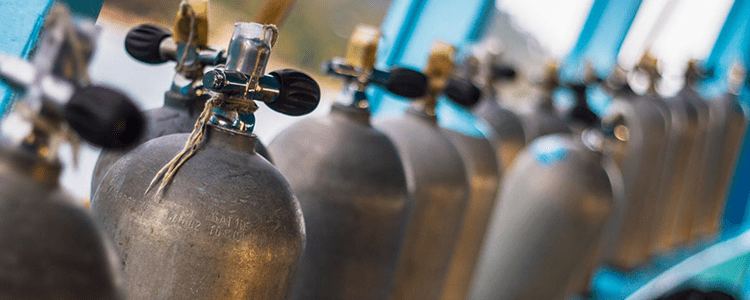 Газовые баллоны в Зорге